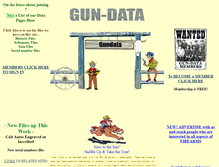 Tablet Screenshot of gun-data.com